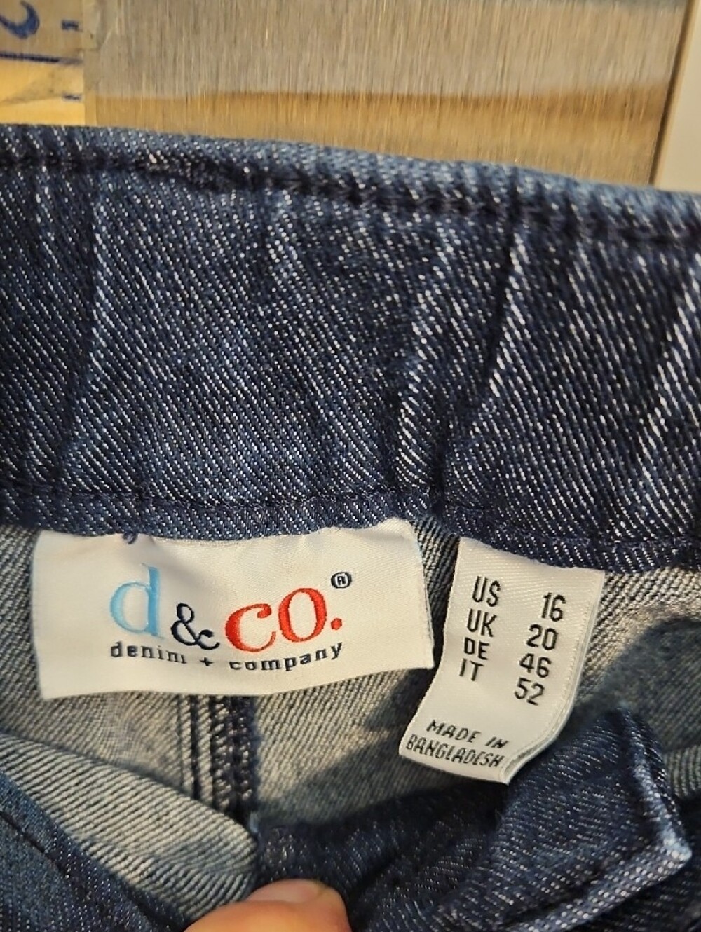 Women's Floral Print Cropped Jeans - Blue 16 - Picture 2 of 4
